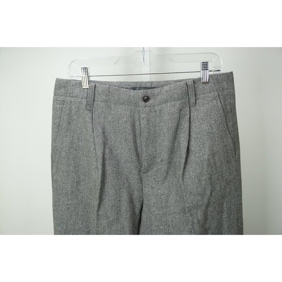 John Varvatos Gray Woven Mens Pants Sz 32 Brand New